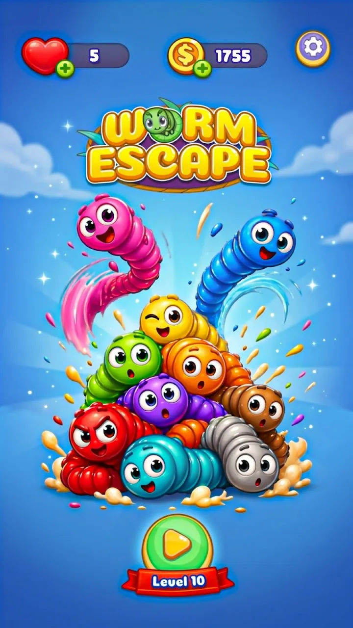 Worm Maze screenshot